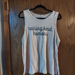 Raising Kind Humans Sleeveless Top XL Cream
